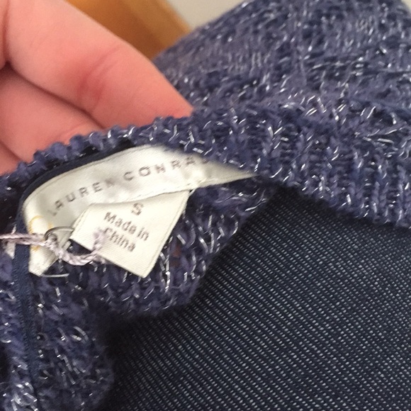 SOLD :::::  Blue knit sweater - Picture 3 of 3